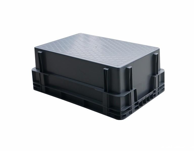 新利188600-340错位塑料物流箱