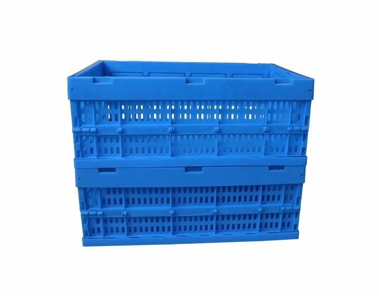 新利188600-240塑料内倒式折叠周转筐