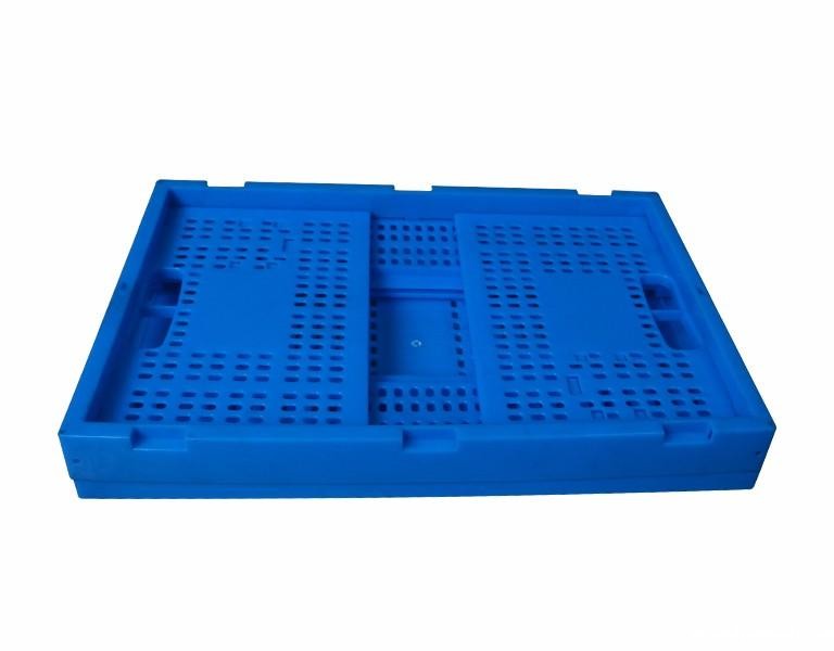 新利188600-280塑料内倒式折叠周转筐