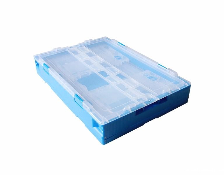 新利188600-240塑料内倒式折叠周转箱