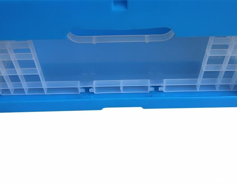 新利188600-240塑料内倒式折叠周转箱