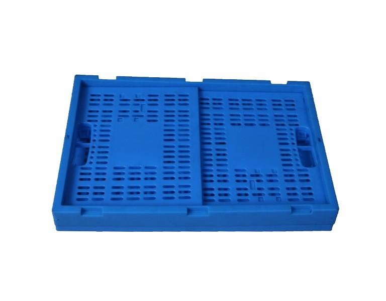 新利188600-340塑料内倒式折叠周转筐