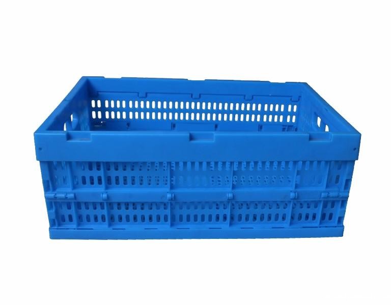 新利188600-240塑料内倒式折叠周转筐