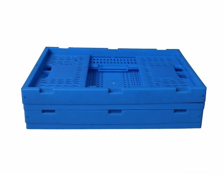 新利188600-240塑料内倒式折叠周转筐