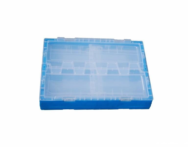 新利188530-330塑料内倒式折叠周转箱