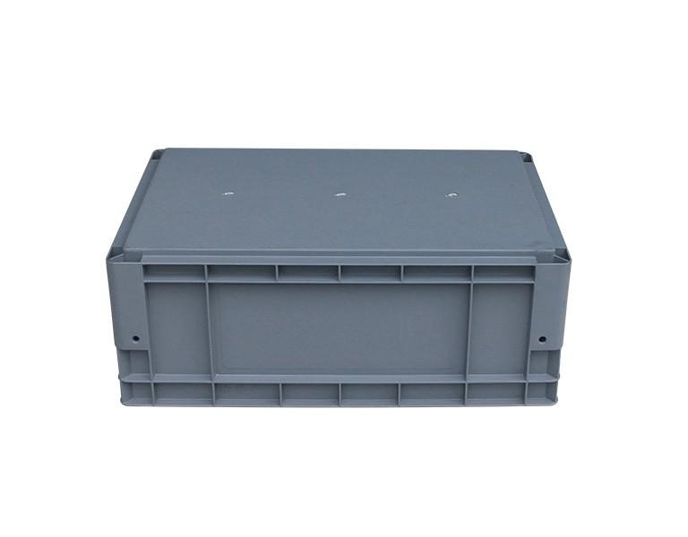 新利188EU4623D包角平底塑料物流箱