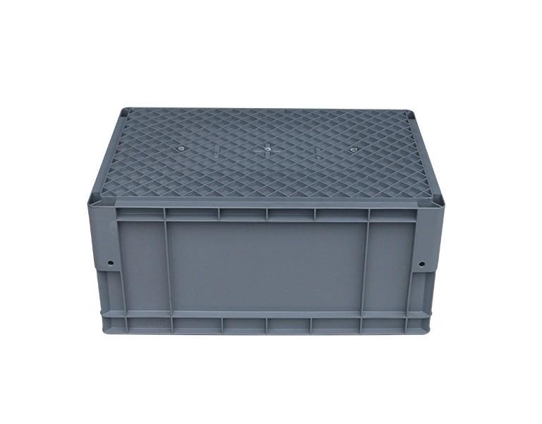 新利188EU4628D包角网格底塑料物流箱