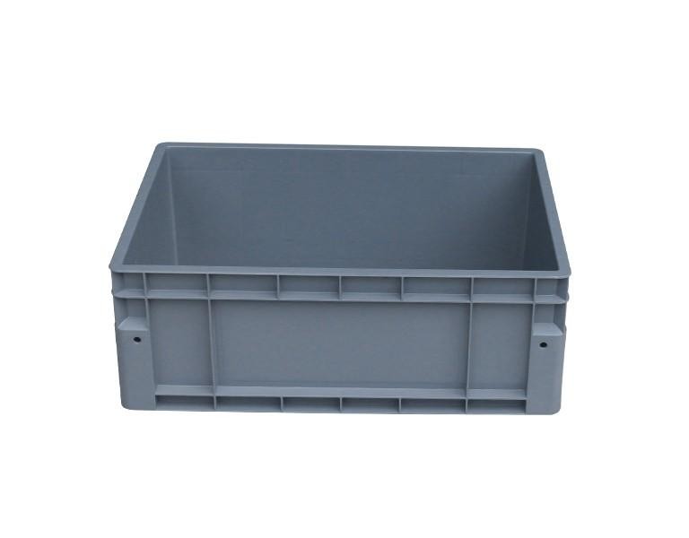 新利188EU4623D包角平底塑料物流箱