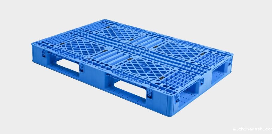 新利188EU1208网格田字塑料托盘正面
