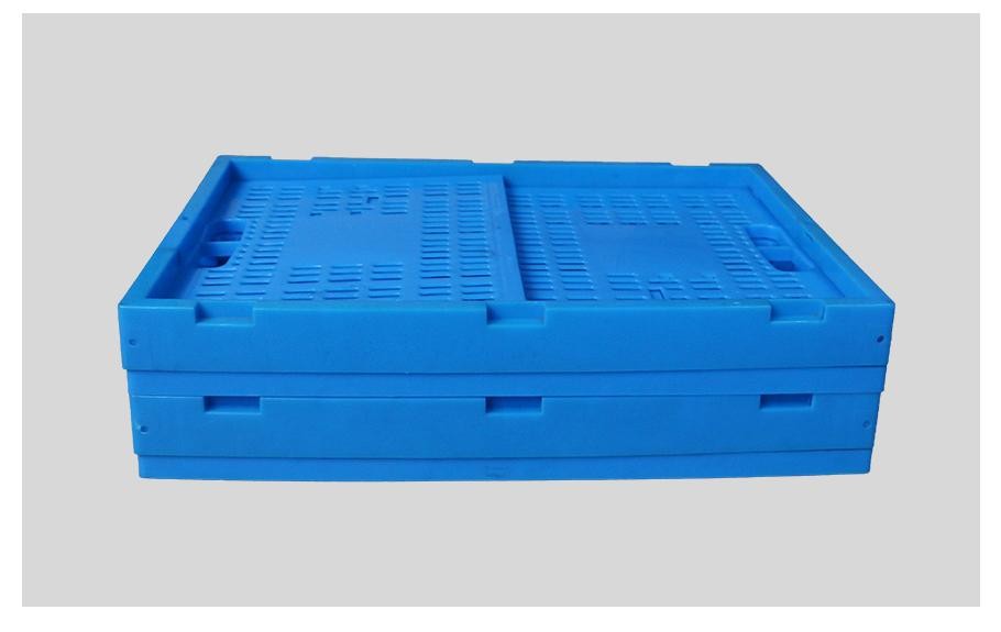 新利188600-340塑料内倒式折叠周转筐