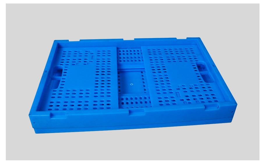 新利188600-280塑料内倒式折叠周转筐