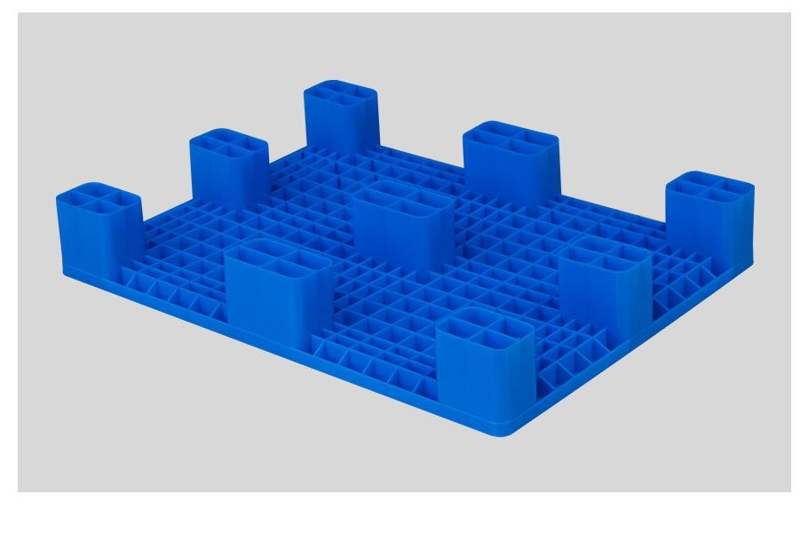 新利1888060平板九脚塑料注塑托盘