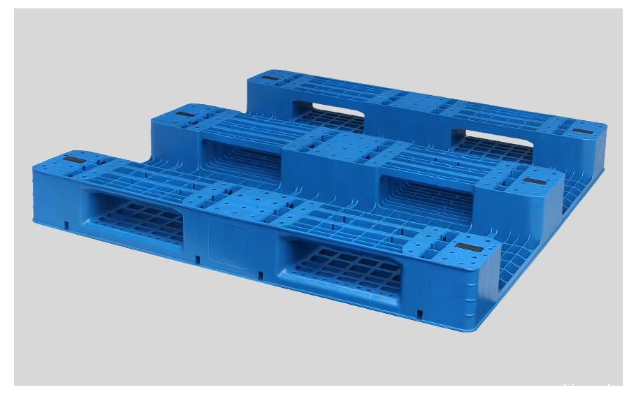 1350网格川字塑料托盘背面