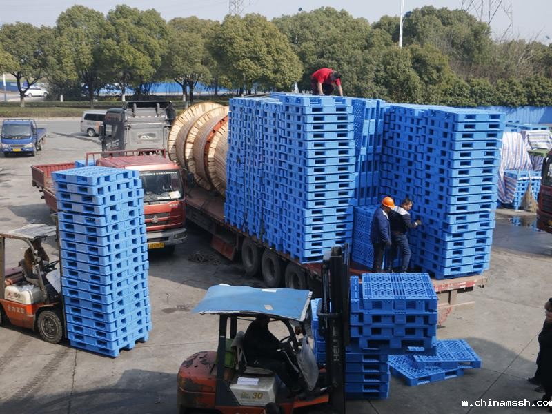 塑料托盘出货-轩盛塑料托盘生产厂家